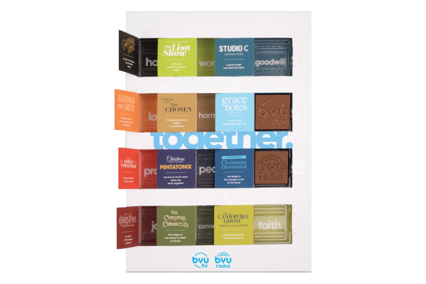 Custom Icon Chocolate Advent Calendar
