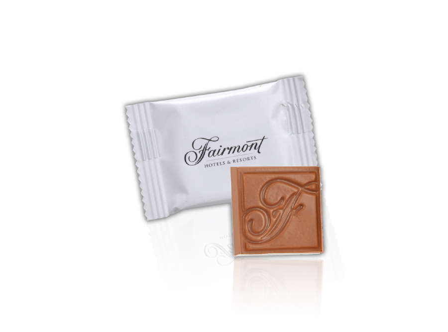 10G Individually Flow Wrapped Customized Chocolates