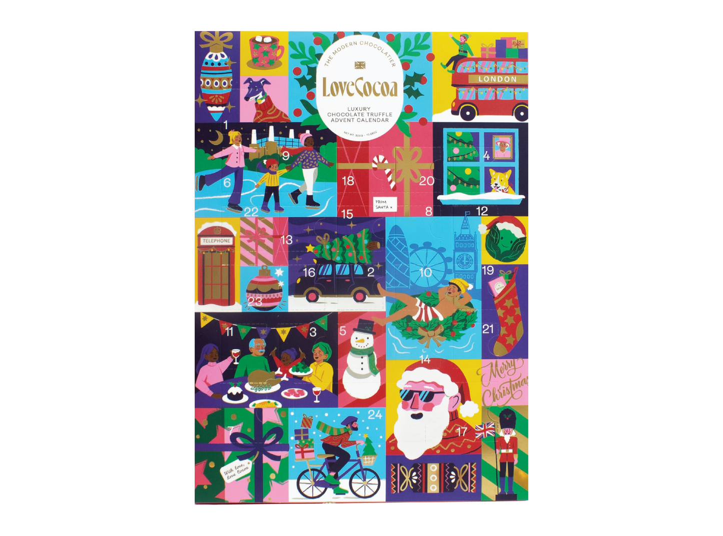 24 Day Custom Chocolate Advent Calendar