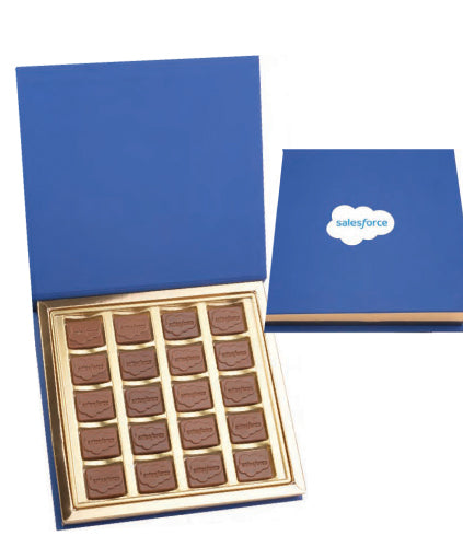 20 Pieces of Customized Belgian Chocolate in a Customized Combination Box