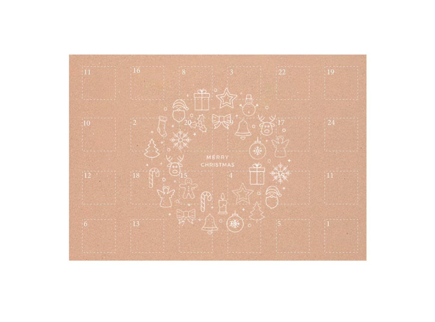 24 Day Custom Chocolate Advent Calendar