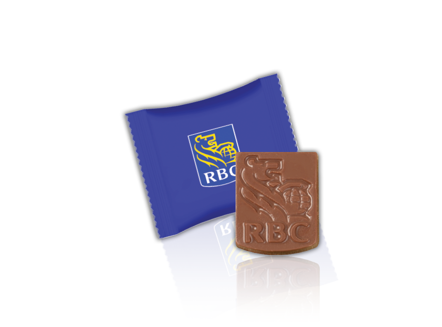 10G Individually Flow Wrapped Customized Chocolates