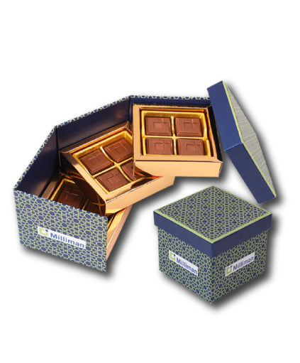 12 Pieces of Customized Belgian Chocolate in a Customized Roulette Box