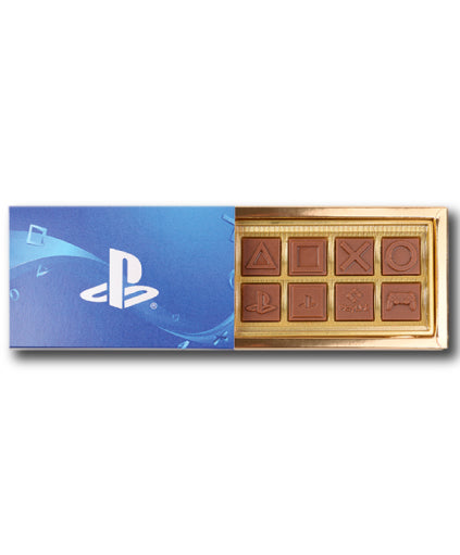 8 Pieces of Customized Belgian Chocolate in a Customized Soft Gliding Box